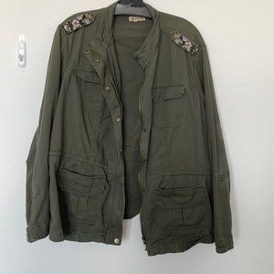 Democracy military style jacket size 2X